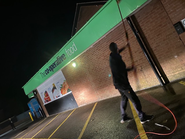 cladding cleaning & sign cleaning